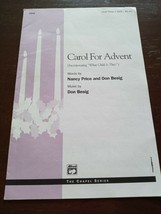 Carol For Advent Nancy Price Don Besig Level 3 Satb Sheet Music - £68.74 GBP