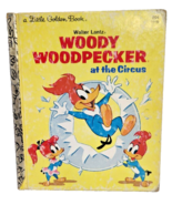 Woody Woodpecker at the Circus 1981 VTG Kids A Little Golden Book 4th Pr... - £7.55 GBP