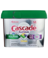 Cascade Platinum ActionPacs Dishwasher Detergent, Lemon Scent, 48 Count - $373.15 MXN