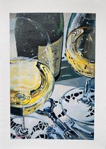 Victor Ostrovsky Blanc Nuit H/S Limitée Giclée sur Toile Vins Tire - Bouchon Art - £586.37 GBP