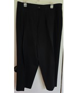 Womens Plus 18W Jones New York Black 100% Worsted Wool Business Casual P... - €16,14 EUR