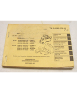 Vintage 1987 TM 3-4240-279-10 Operator&#39;s Manual For Mask Chemical/Biolog... - $32.07