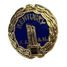Masonic Grand Lodge Of Kentucky Masons Club Organization Enamel Lapel Ha... - $5.95