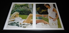 Paris Hilton Framed 12x18 ORIGINAL 2004 Guess Advertising Display  - £55.38 GBP