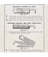 1900 Stanley Tools Caliper Ruler Advertisement Victorian Wood Engraving ... - $19.99