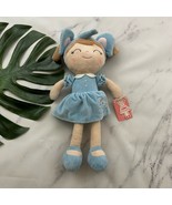 Gloveleya Spring Girl Baby Doll Plush Stuffed New Blue Elephant Outfit Toy - $19.79