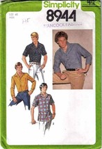 Vintage 1979 Men&#39;s SHIRTS Pattern 8944-s Size 40 - UNCUT - £9.42 GBP