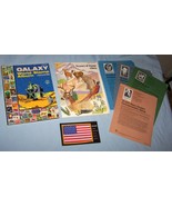 Galaxy World Stamp Album PB-1978 copyright-Over 225 Stamps + Bonuses - $30.00