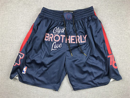 Philadelphia 76ers NBA Shorts For Men Navy Color - £23.46 GBP+