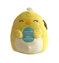 Kellytoy Squishmallow Aimee &quot;Peepin&#39; it Real&quot; Yellow Bird Plush, New with Tags - £14.39 GBP