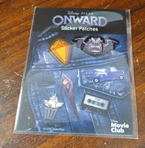 Disney Movie Club Exclusive Onward Movie Cloth Sticker Patches-NEW-Free ... - £7.77 GBP