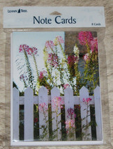 LEANIN TREE &quot;Spider Flowers &amp; Delphinium&quot;~Pack of 8 Notecards #35645~Blank - £6.10 GBP
