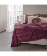 VANCOUVER EMBOSSED LIGHT BLANKET  SOFTY AND WARM THROW SIZE MADE IN MEXICO - $998.79 MXN