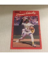 1989 Donruss Oakland Athletics Hall of Famer Dennis Eckersley Trading Ca... - $3.73 CAD