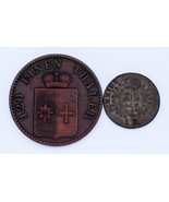Plein De 2 Allemand États Pièces 1830 - 1867 Wurttemberg Et Waldeck-Pyrmont - $1,221.65 MXN