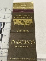Vintage Matchbook Cover  Mancuso’s Restaurant  Scottsdale, AZ  gmg  Unst... - $12.38
