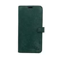 SNAKEHIVE Green Suede Leather Wallet 12 Pro Max Apple iPhone Case ID Card Holder - £14.05 GBP