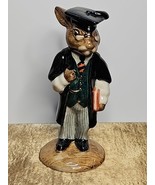 Royal Doulton School Master Bunnykins Figurine DB060 Vintage 1987 - €37,88 EUR