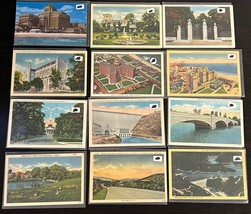 Vintage Postcards Mixed lot of 12  Buildings Views Unusual Posted and Non-Posted - $14.46