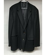 PINCUS BROTHERS MAXWELL 100% Cashmere Black sport coat jacket 48L Made I... - $1,140.36 MXN