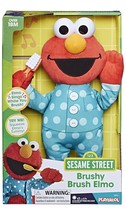 Sesame Street Brushy Brush Elmo 12-inch Plush, Sings The Brushy Brush Song a)a16 - £87.57 GBP