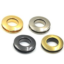 Bluemoona 5 Pcs - 14mm Alloy Grommets Eyelets Canvas Leather Self Backing Screw  - £5.97 GBP