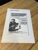 1972 The New Centurions Movie Poster Press Kit Vintage Cinema Cult Class... - $655.87 MXN