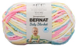 Bernat Baby Blanket Big Ball Yarn-Pitter Patter 161104-04616 - £25.29 GBP