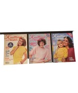 Lot of 3 Knitting with Simplicity Spring 1986 and Spring/Summer 1987 - £14.08 GBP