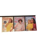 Lot of 3 Knitting with Simplicity Spring 1986 and Spring/Summer 1987 - $17.82