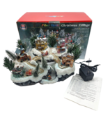 Puleo Fiber Optic Christmas Village Lighted Color Changing 0127031 See V... - £76.44 GBP