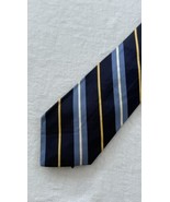 Polo Ralph Lauren Men’s Silk Tie Navy Blue Stripe  - £16.26 GBP