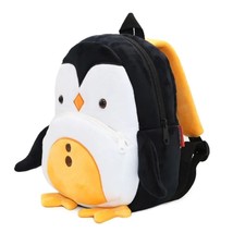 Cute  Penguin  Backpack Soft Plush Kids Schoolbag Lunch Snack Toy  Bag for Presc - £98.53 GBP