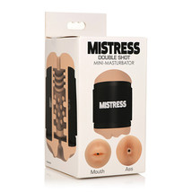 Curve Toys Mistress Double Shot Mini Masturbator Ass &amp; Mouth Light - £24.74 GBP