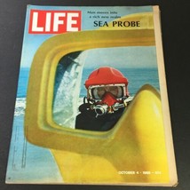VTG Life Magazine October 4 1968 - A Man Moves Into A Rich New Realm Sea Probe - £10.64 GBP