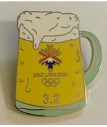 2002 Salt Lake City Winter Olympics Logo Medium Beer Mug 3.2 Pin LE 2499... - £31.30 GBP