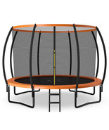 12FT ASTM Approved Recreational Trampoline with Ladder-Orange - Color: O... - €465,27 EUR