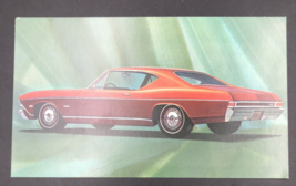 VTG 1968 Chevelle Malibu Sports Coupe Advertising Postcard Chevrolet - £7.49 GBP