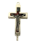 Vintage Italian Metal Reliquary Crucifix Cross – Terra Catacombe Relic, ... - $82.25 CAD