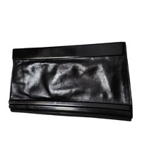 Vintage Black Leather Bloomingdale Made Italy Clutch Purse MCM Wallet - £17.61 GBP