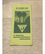 The California Desert Critical Environmental Challenge - 1971 Travel Bro... - $15.00