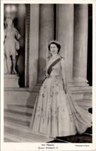 Princess Elizabeth II RPPC on Marble Steps Postcard Z7 - £11.72 GBP