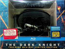 The Dark Knight Limited Edition Blu-Ray Box Bat-Pod Figure - Factory Sealed - £29.22 GBP