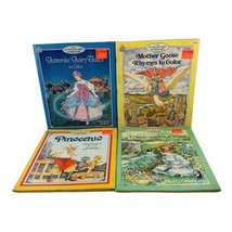 4 Happy House Fairy Tales Garden of Verses Mother Goose Pinocchio Color Keep - £22.83 GBP