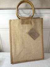 Oenophilia Sac au Vin The Bag Cane Handle 6 Bottle Wine Reusable Carrier... - $19.00