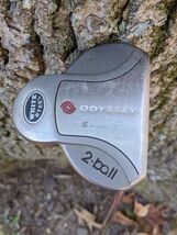 Odyssey 2 Balle Blanc Acier Putter 35” Rh Maillet Tête Club Golf HP Linux - €66,79 EUR