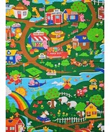 VIP Cranston Print Works Teaching Town Vintage Cotton Fabric Piece 45 X 41&quot; - $30.26