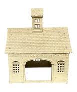 Vintage Cast Iron Stock Farm Barn Building Antique Original White Chippe... - $169.57 CAD