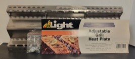 ProLight Adjustable Grill Heat Plate 15.75&quot; - 18.75&quot; Stainless Steel (C) - £14.70 GBP