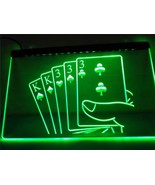 Full House Poker Rules LED Neon Light Sign, Lit Up Hang Wall Light Craft... - £20.77 GBP+